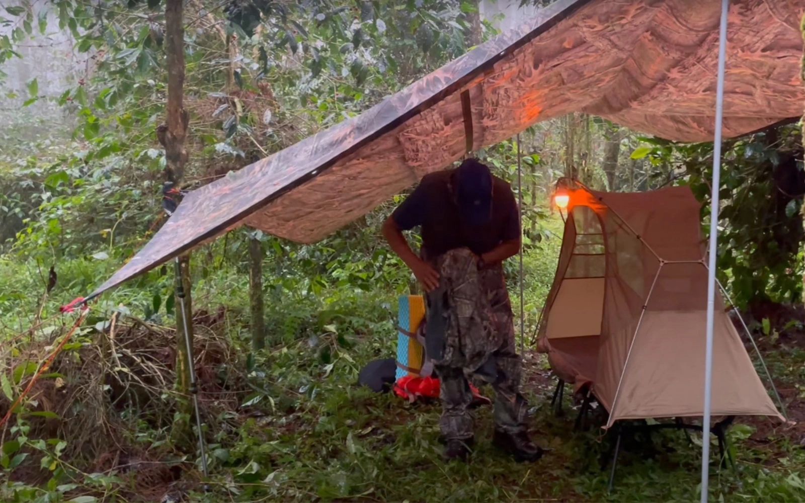 Essential Gear for Rainy Forest Campers - Camouflage Rain Suit 8