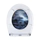 D Shaped Patterned Toilet Seat Wholesale - Fanmitrk 6