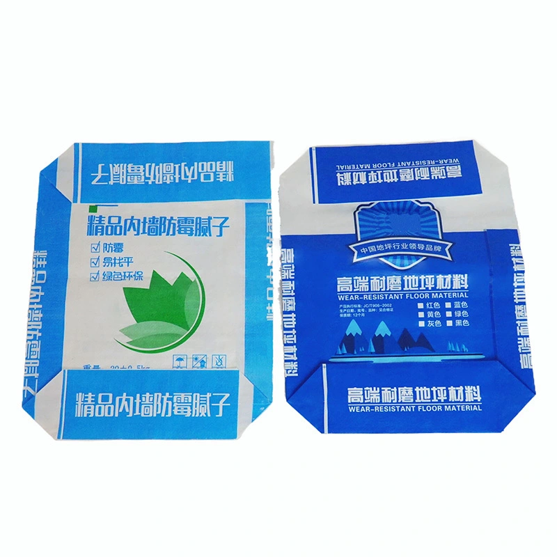 China Bolsa de válvula personalizada OEM que empaqueta el material químico en polvo, fertilizante, cemento y arena de PP Fabricantes 1