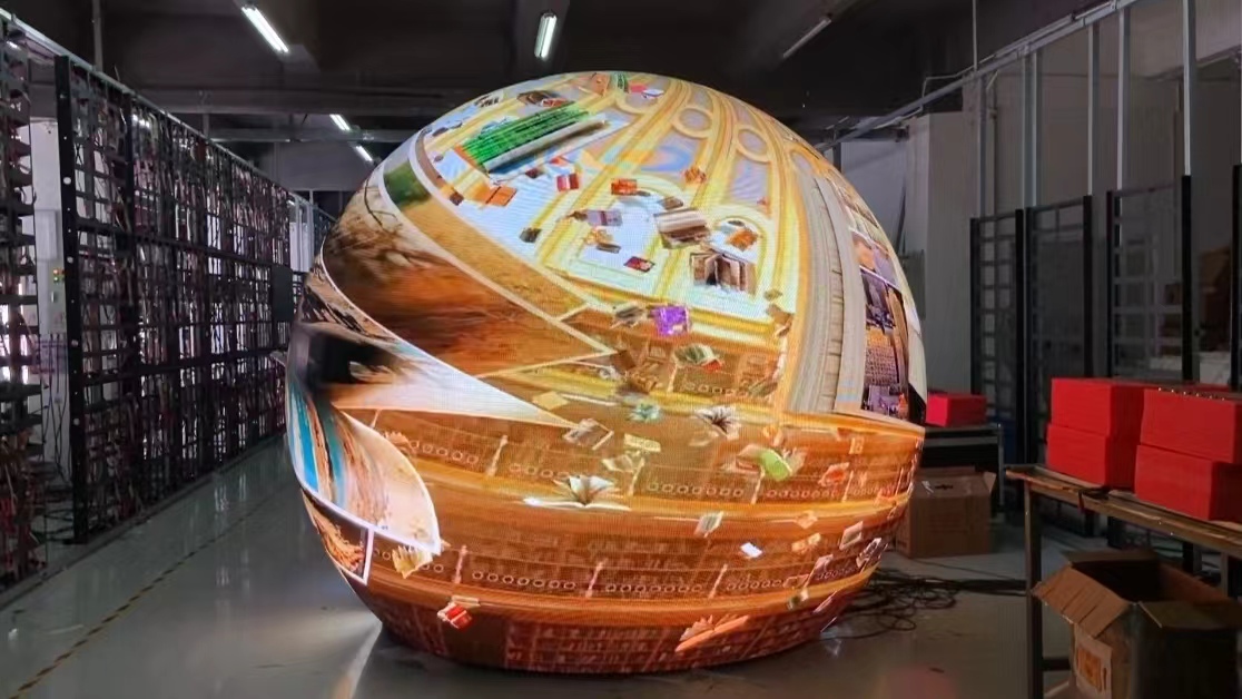 Pantalla de publicidad LED de Sphere Sphere HD P1.8 P2 P2.5 2