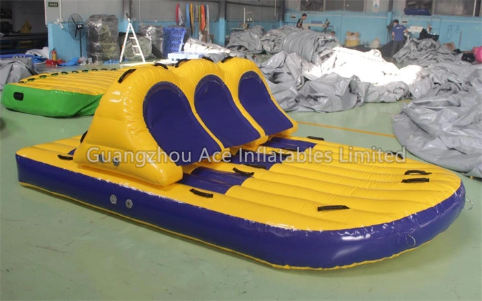 6 Riders Towable Inflatable Bandwagon Boat for Professional Water Sports 1