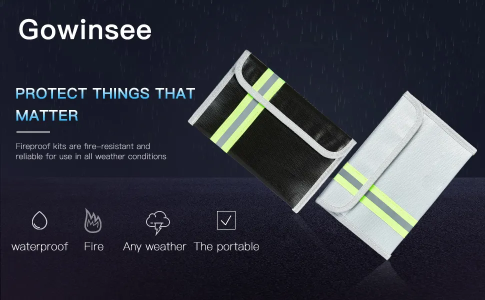 Best Fire and Waterproof Document Bag for Wholesale Manufacturing 8