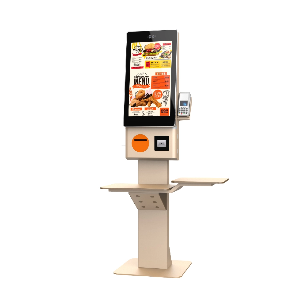 Touch Screen Supermarket Restaurant Self-service Payment Kiosk with Pallet 1