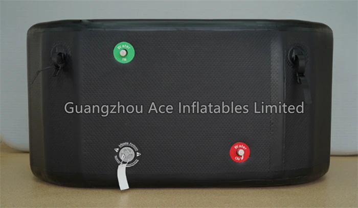 Bañera de hielo inflable plegable para terapia de agua fría 1