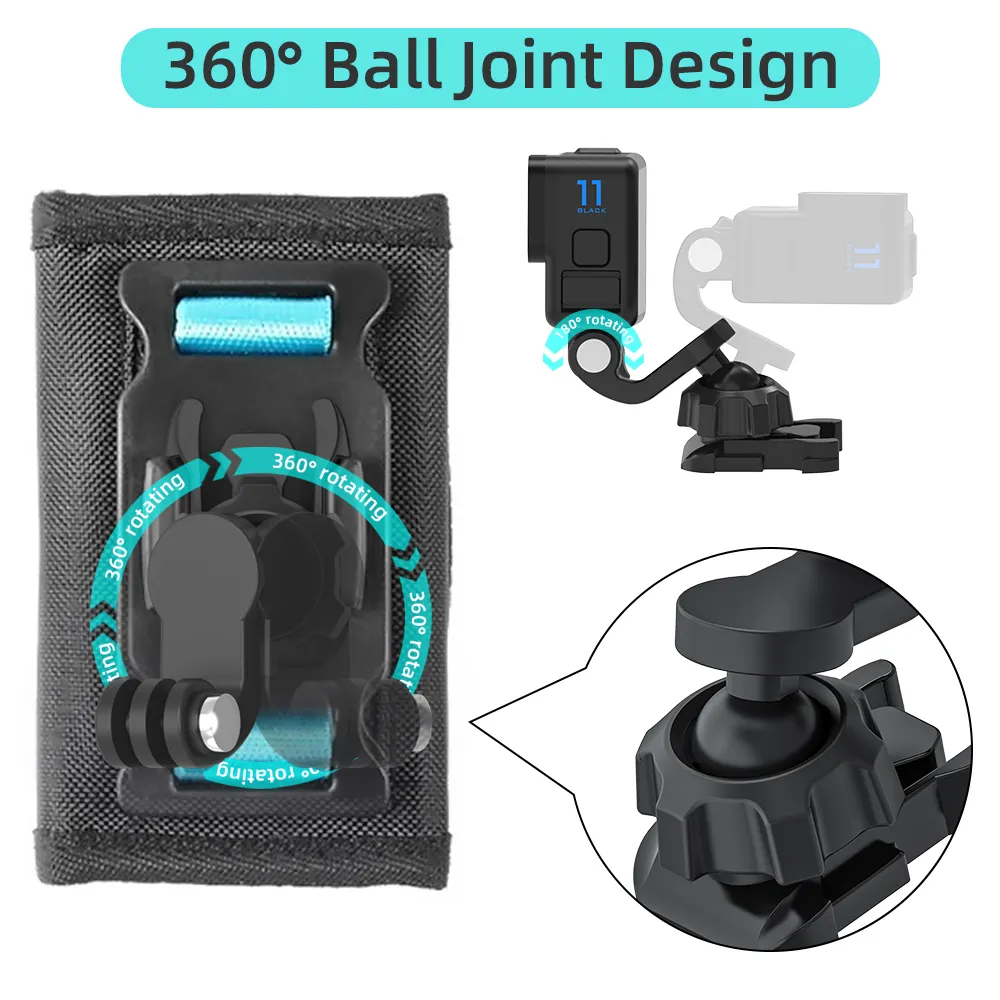 Customized Gopro Hero 9 Backpack Mount Supply 3
