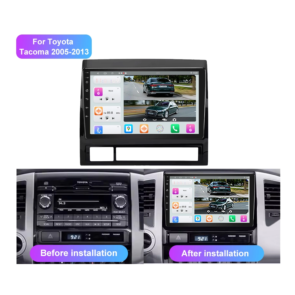 Wholesale 9'' Android Car DVD Player For Toyota Tacoma 2005-2013 Radio 2 Din CarPlay Android Auto Stereo Intelligent navigation 1