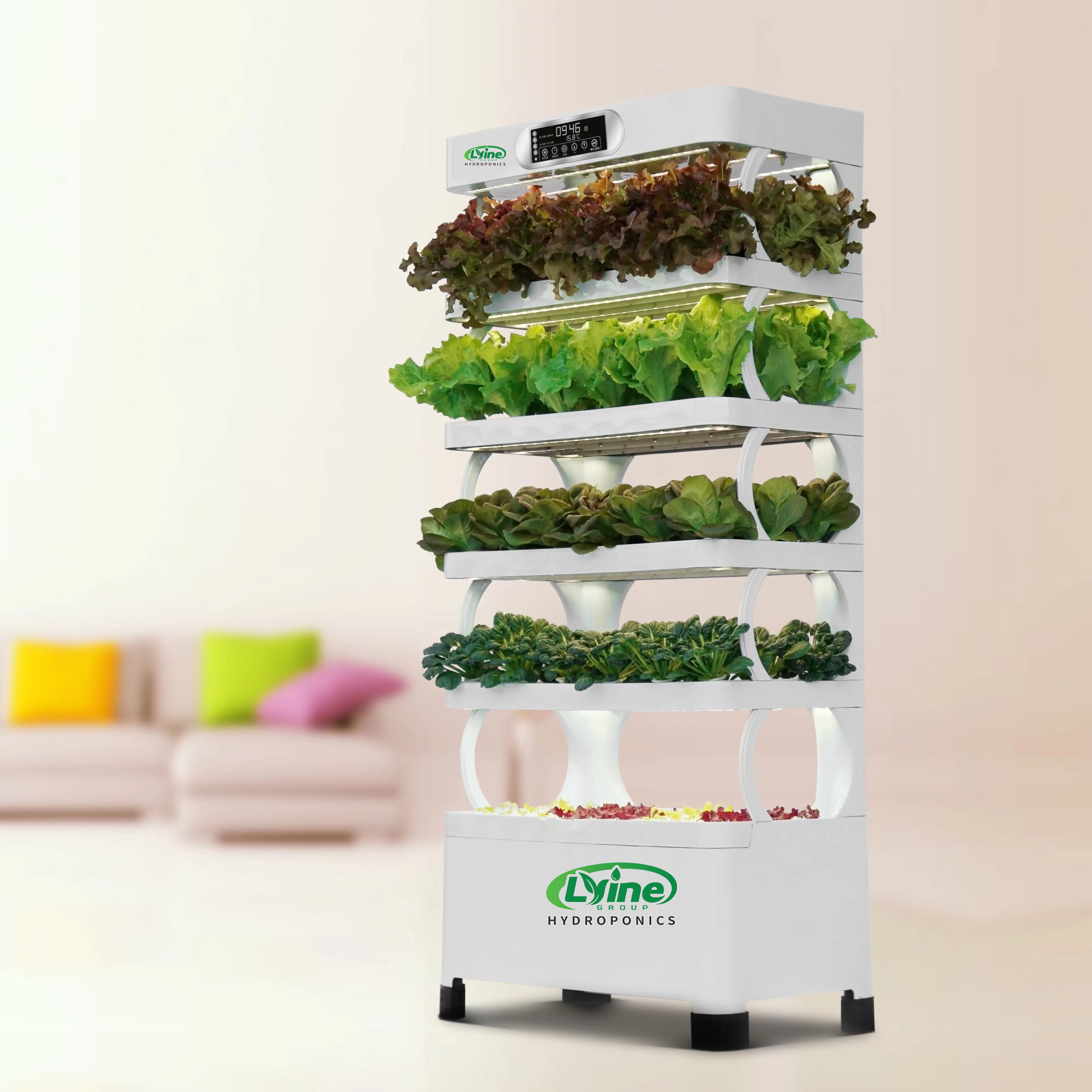 Smart Home Vegetable Hydroponic Grow Cabinets - Lyine