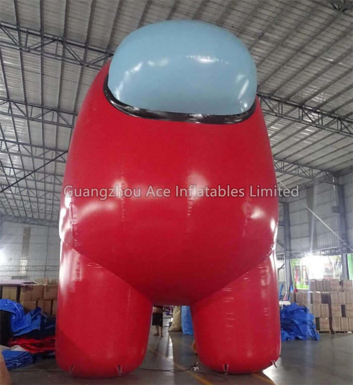 Giant Inflatable Red Robot Mascot Model Balloon for Events 1