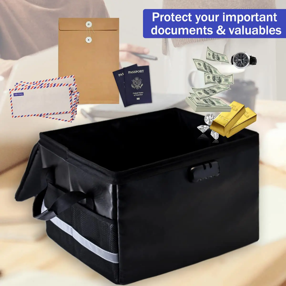 Customizedfire Proof Box for Documents for Apartment 5
