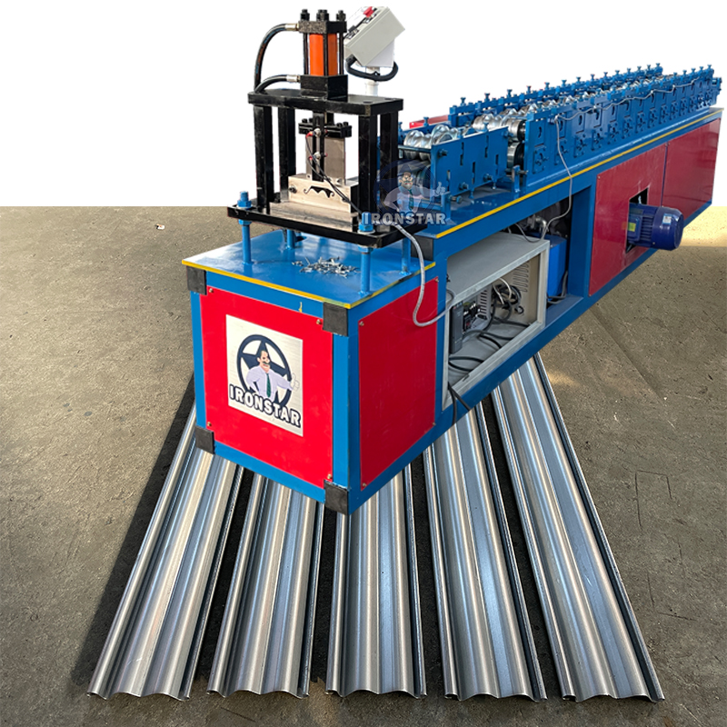 IRONSTAR w shutter door roll forming machine in America 1