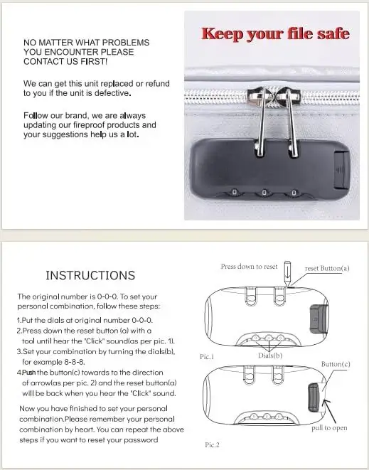 Fire Proof Box for Documents - for Wholesale - Sanjiu 8