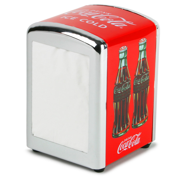 Distributeur de serviettes Coca Cola en gros personnalisé 1