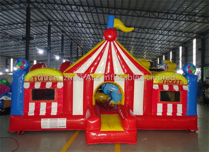 Inflatable Carnival Circus Bounce House Playground-Fun for Kids 1