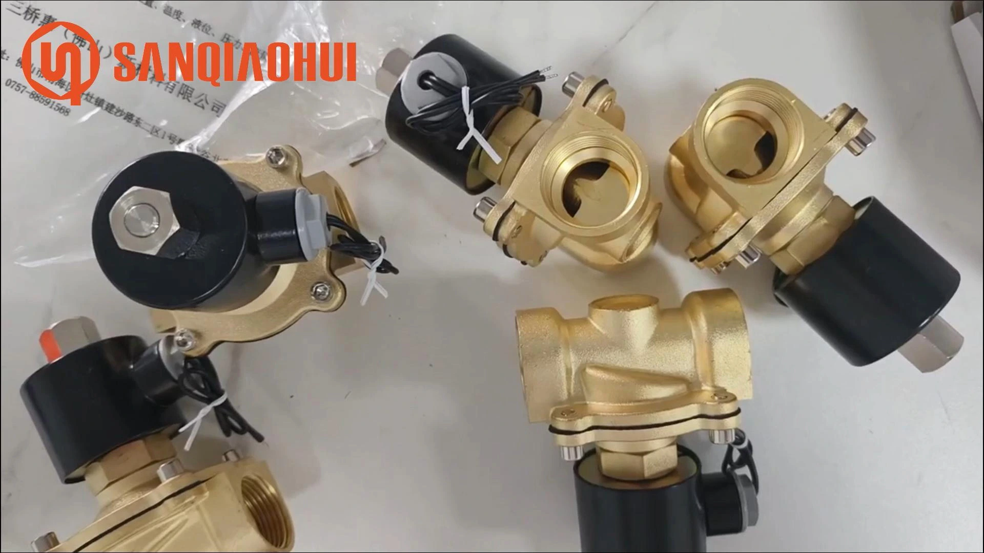 Sanqiaohui Brass Solenoid valve for flow sensor 1