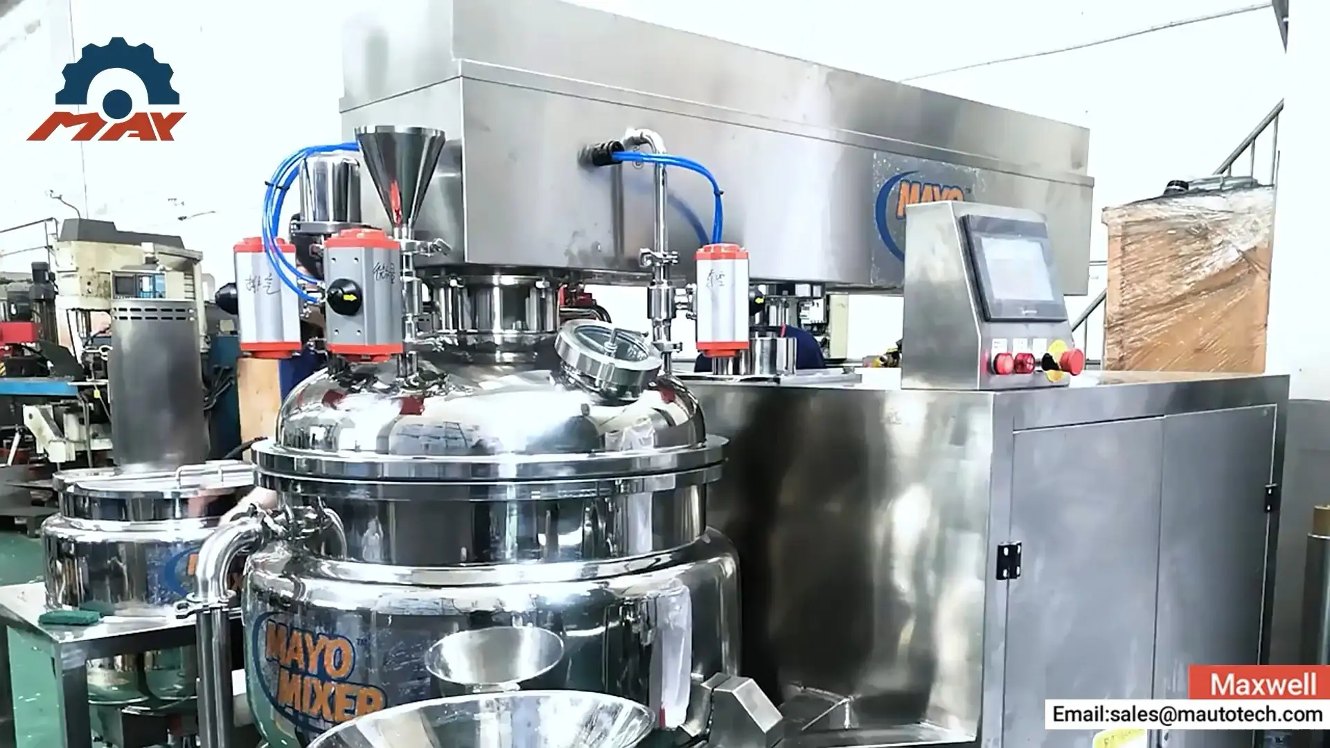 Fidinda majoneza fabrikado de maŝino 200l 1