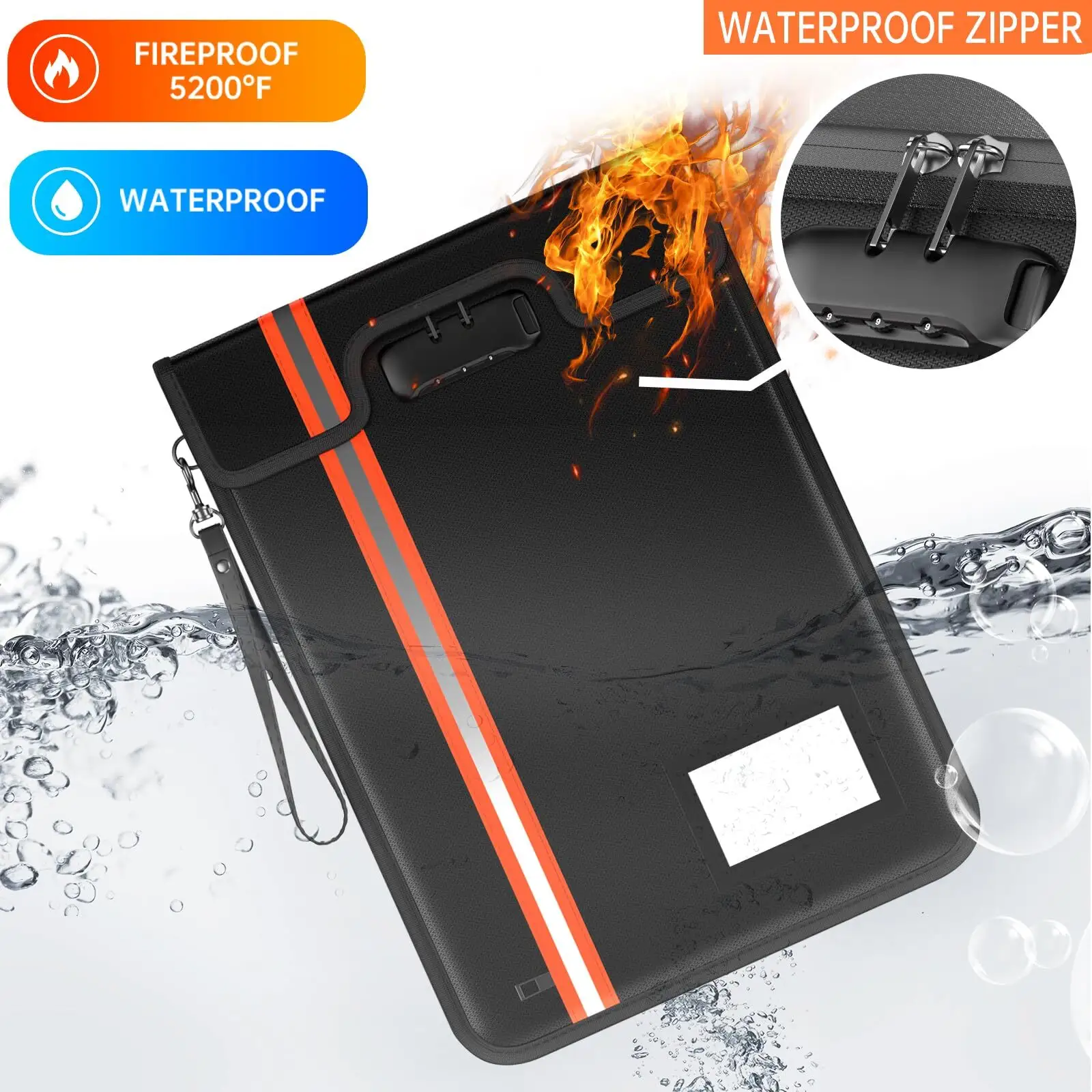 Wholesale Best Fireproof Document Bags for Apartment 6