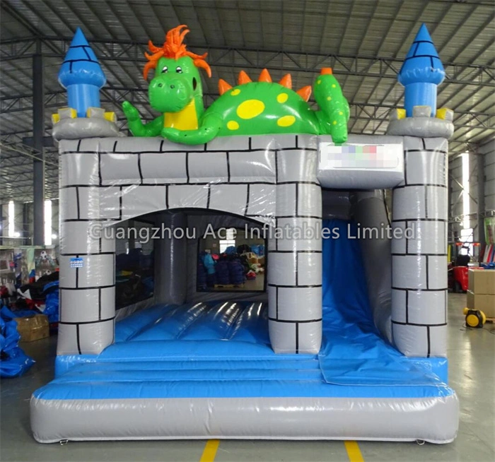 Inflatable Dinosaur Bouncy Castle Combo Slide for Kids 1
