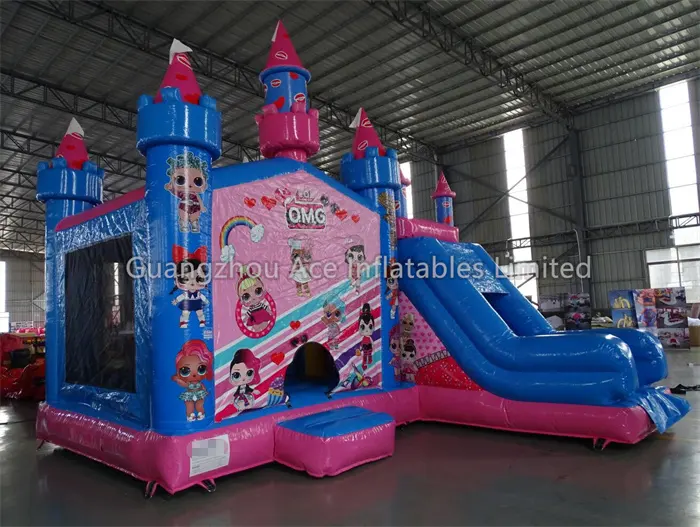 Inflatable Bouncer with Water Slide Package Bag by Ace 2