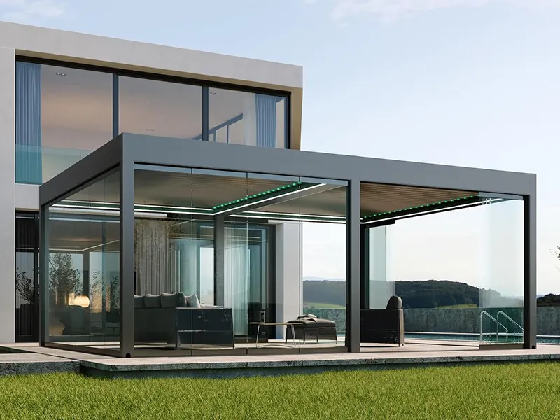 Outdoor Louvered Pergola by Yongdi 2