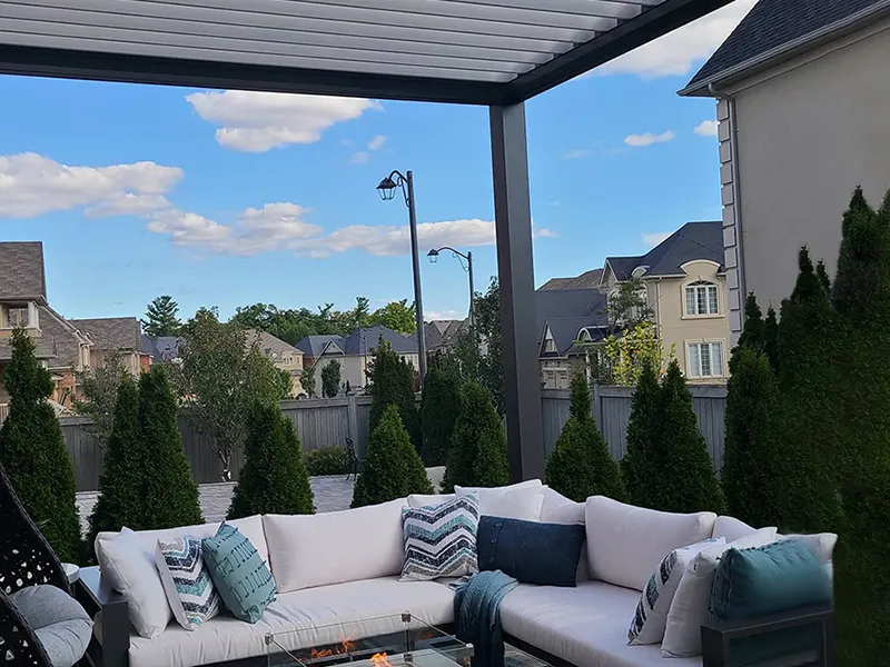 Outdoor Louvered Pergola by Yongdi 6