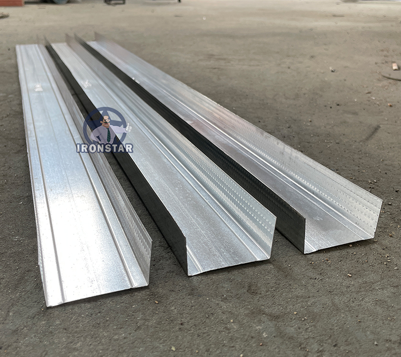 IRONSTAR fast speed 47MM U channel roll forming machine  in UAE 5