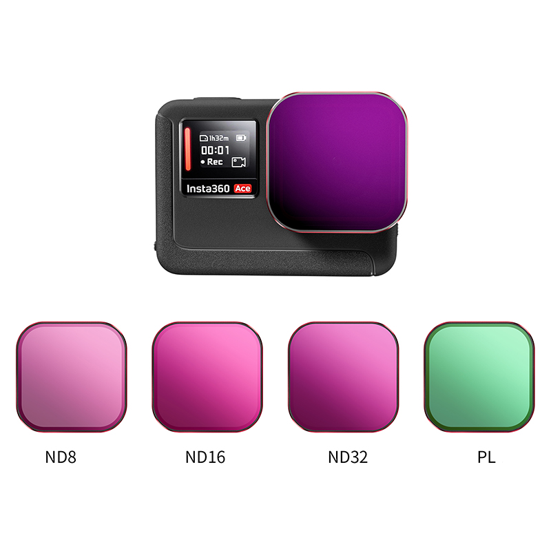 STARTRC PHOTO Juego de 4 filtros de lentes para Insta360 Ace Pro/ Ace 2