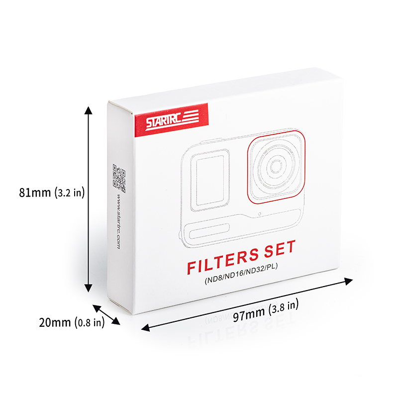 STARTRC PHOTO Juego de 4 filtros de lentes para Insta360 Ace Pro/ Ace 9
