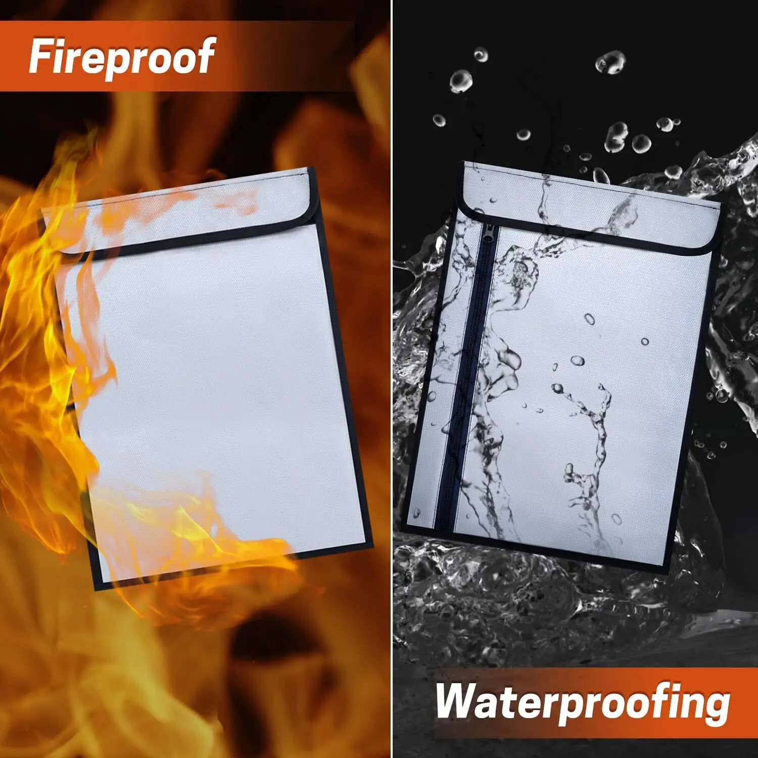 Water and Fireproof Document Bag Sanjiu 3
