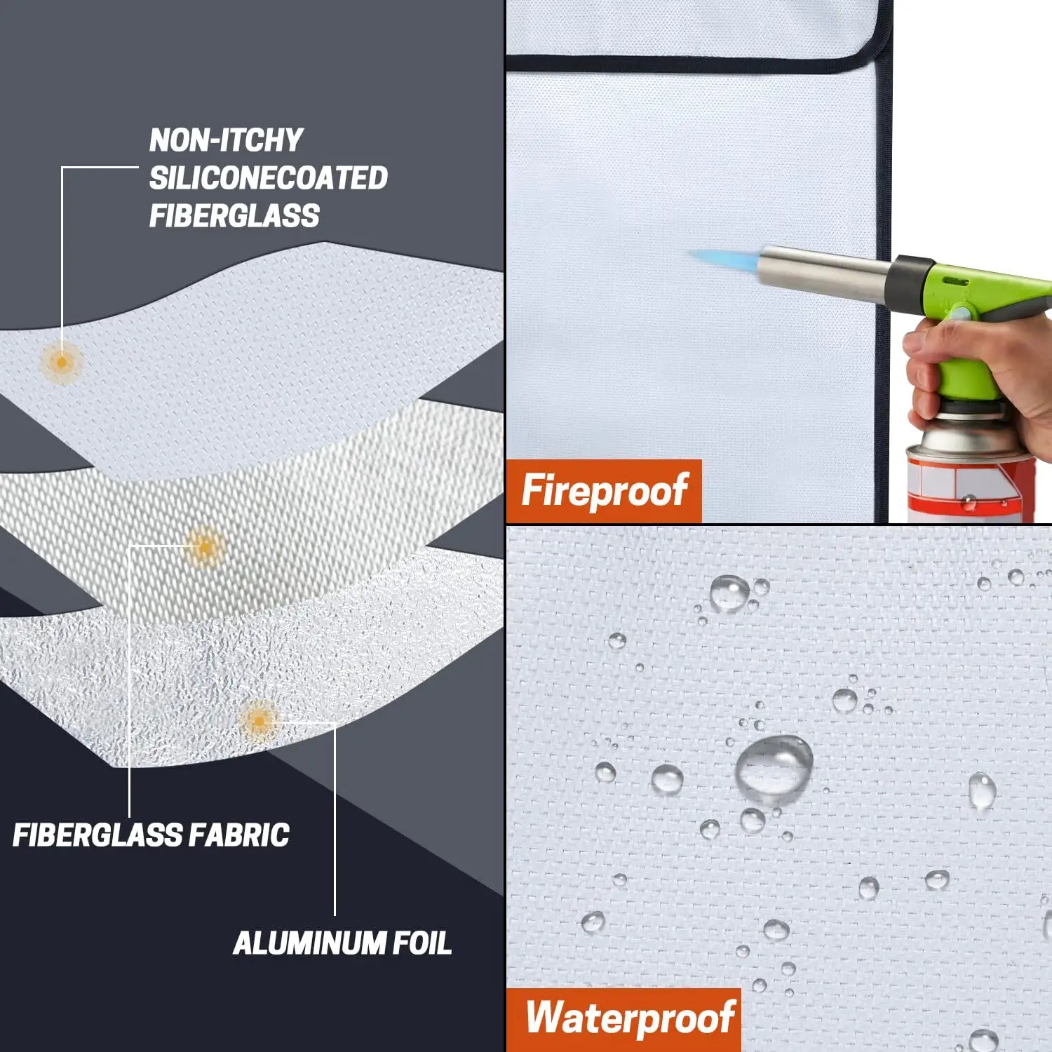 Water and Fireproof Document Bag Sanjiu 6