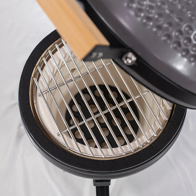 Yuefu Bbq Best Ceramic Kamado Grill SS304 φ26.5cmsupply 4