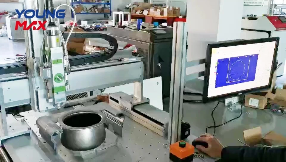 Máquina de corte por láser de borde de olla a presión Youngmax 1