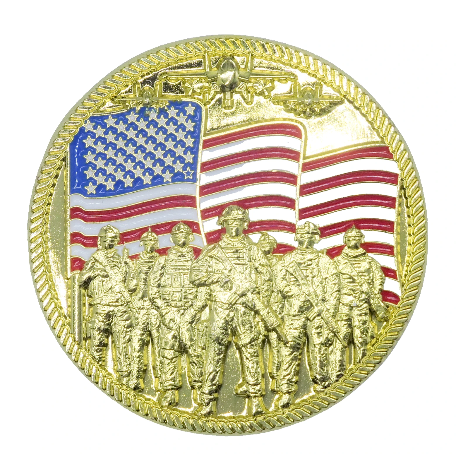 3d Printed Challenge Coin for Police Stations with Good Price 1
