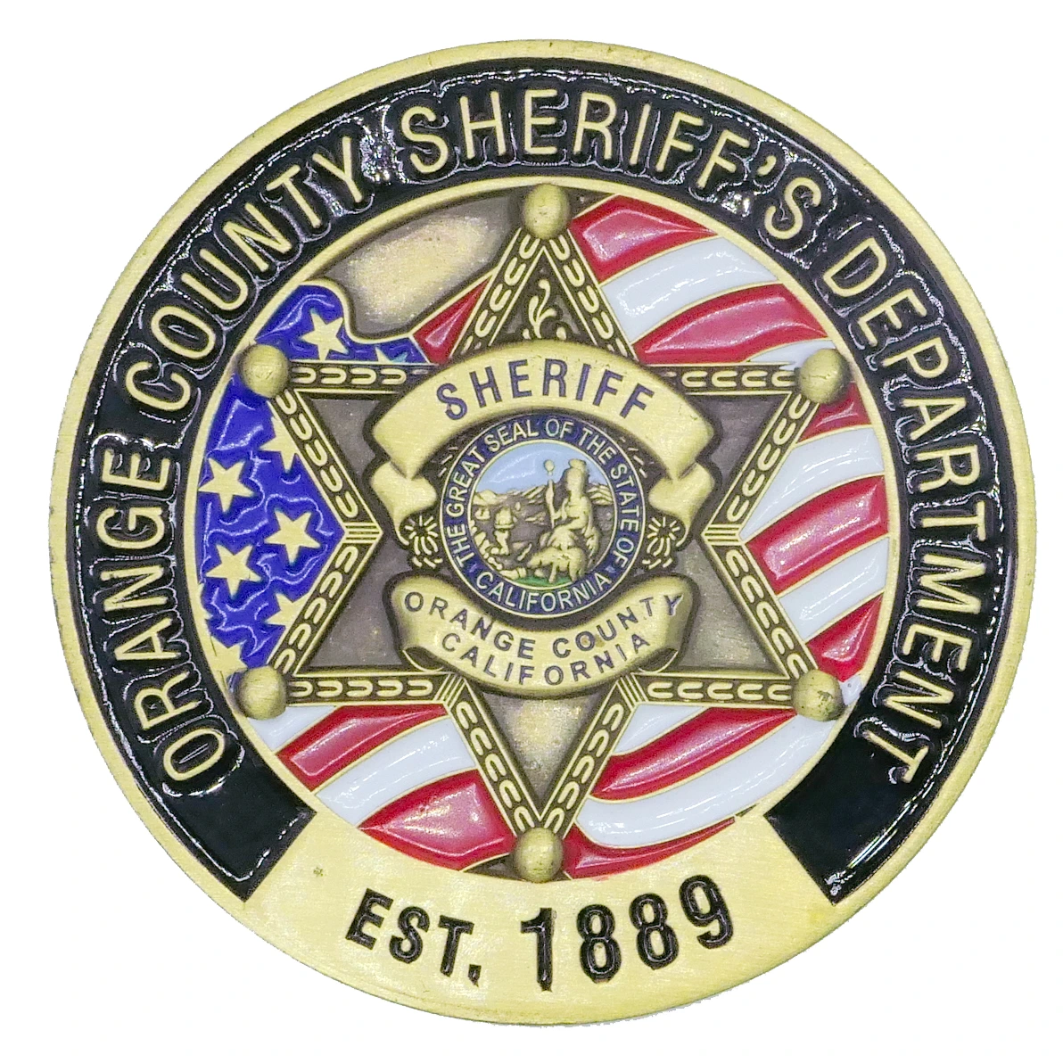 3d Printed Challenge Coin for Police Stations with Good Price 7