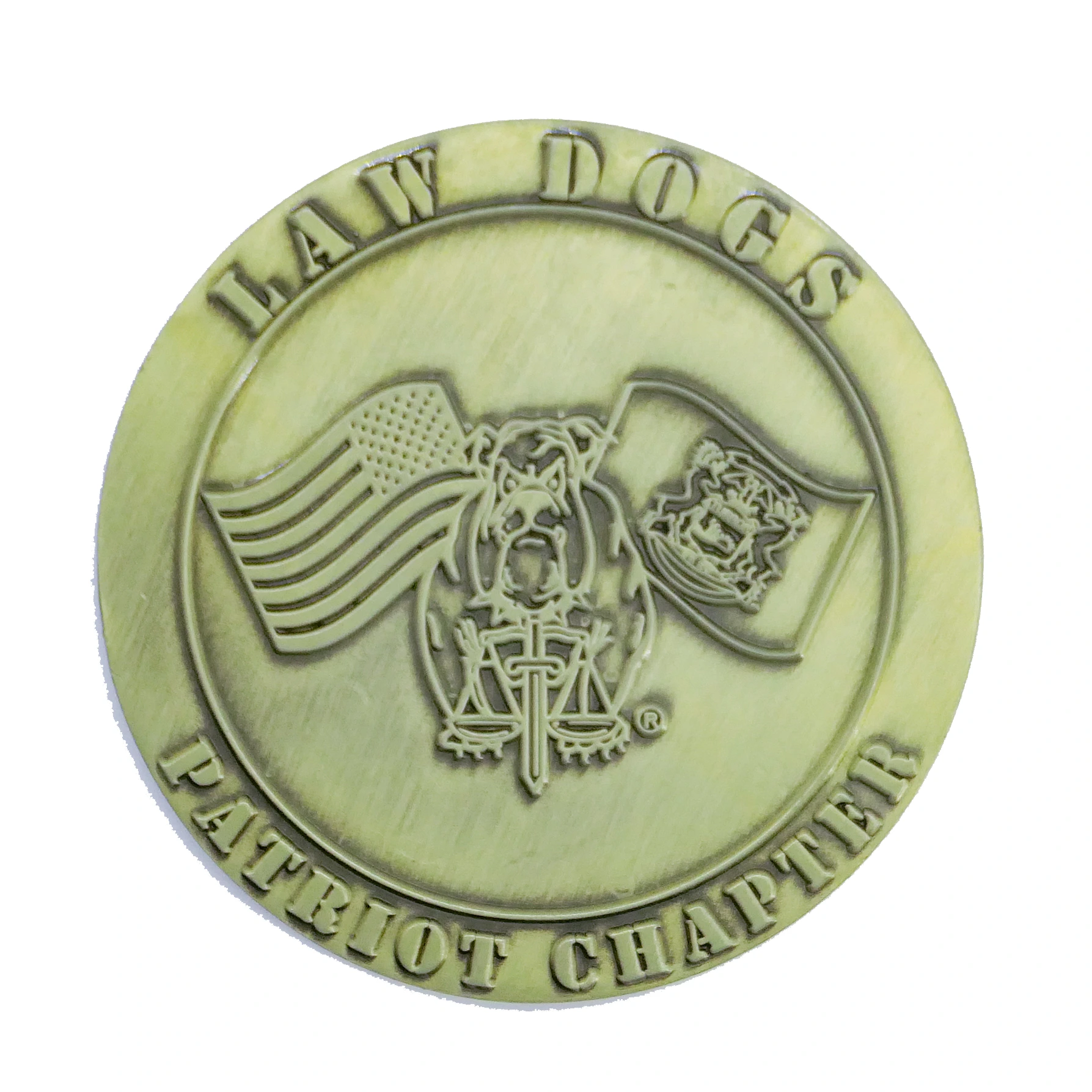 3d Printed Challenge Coin for Police Stations with Good Price 2