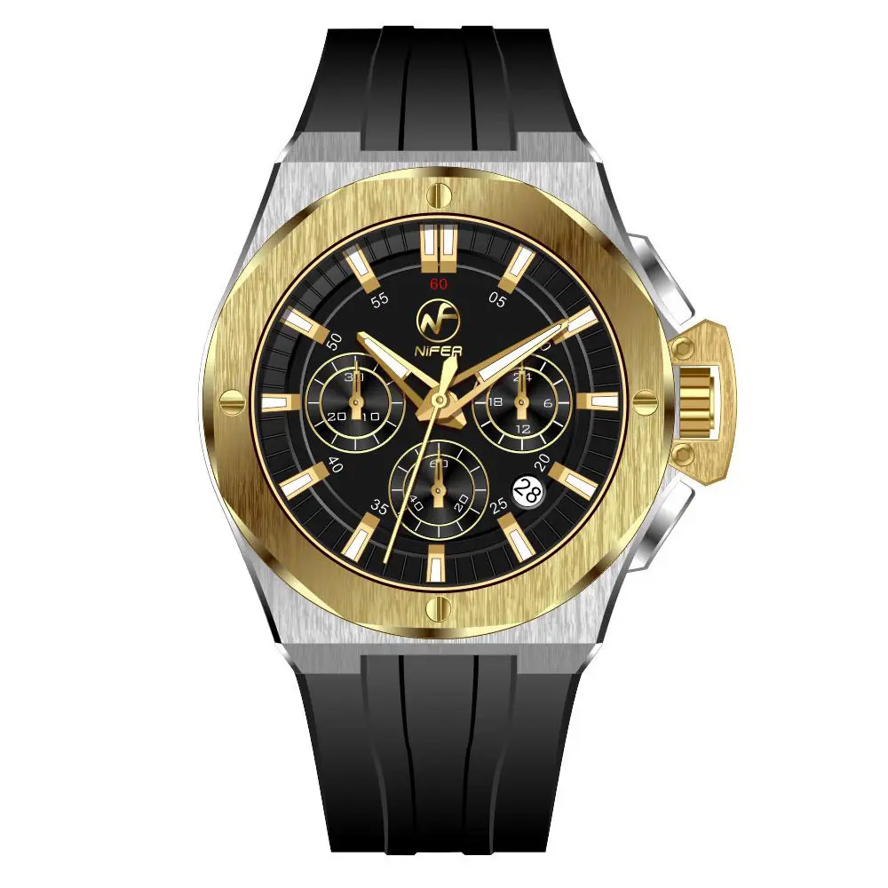 Compra al por mayor de relojes cronógrafos de lujo para aviación 4