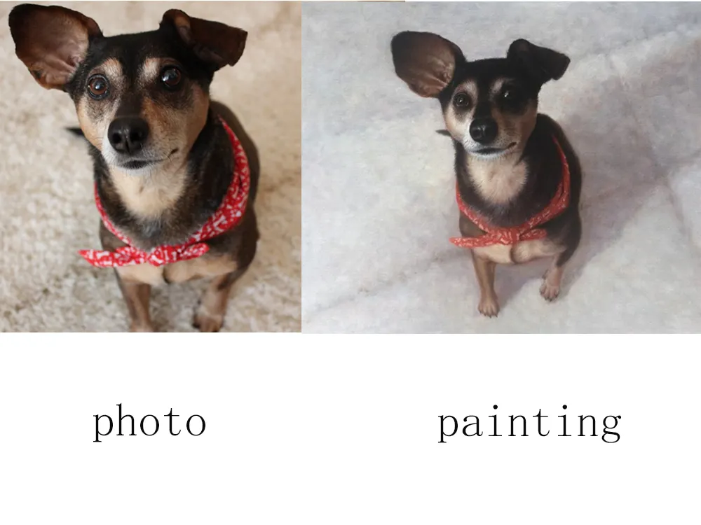 For Apartment Custom Painting Dog by ARTLAND 4
