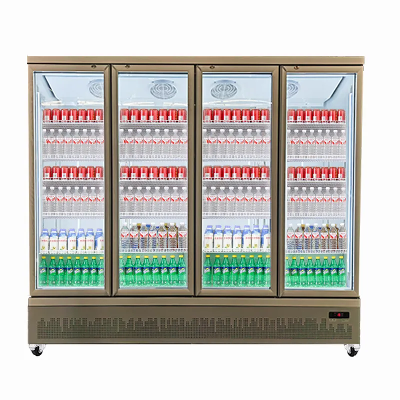 Hot Sellingcommercial Glass Door Fridges for Apartment BM4C2500 R290 5