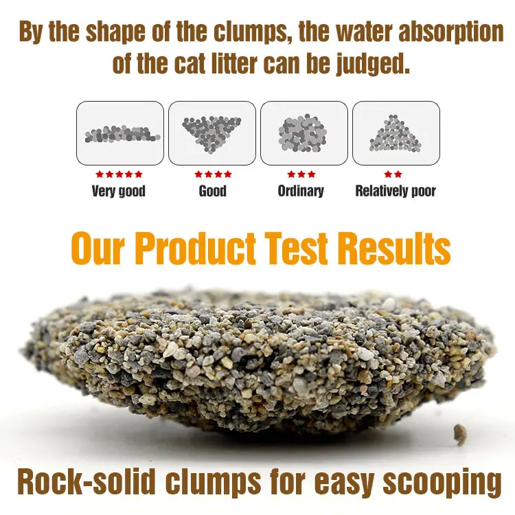 Durable Bentonite Clay Kitty Litter Factory Direct Supply for Cat 3