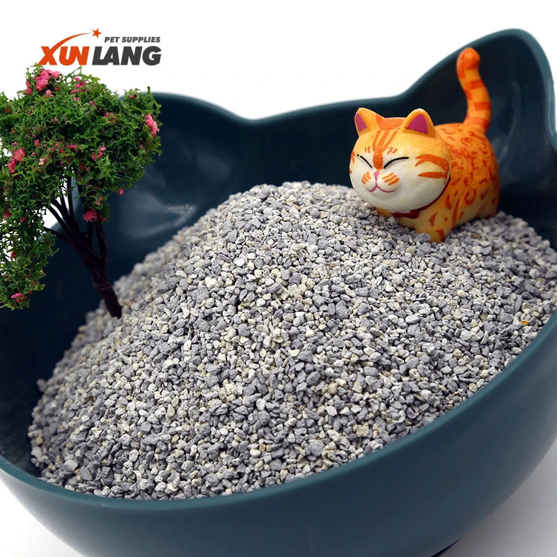 Premium American Crushed Bentonite Clay Cat Litter Sand Clumping Oem Dust Free XB-F43 1