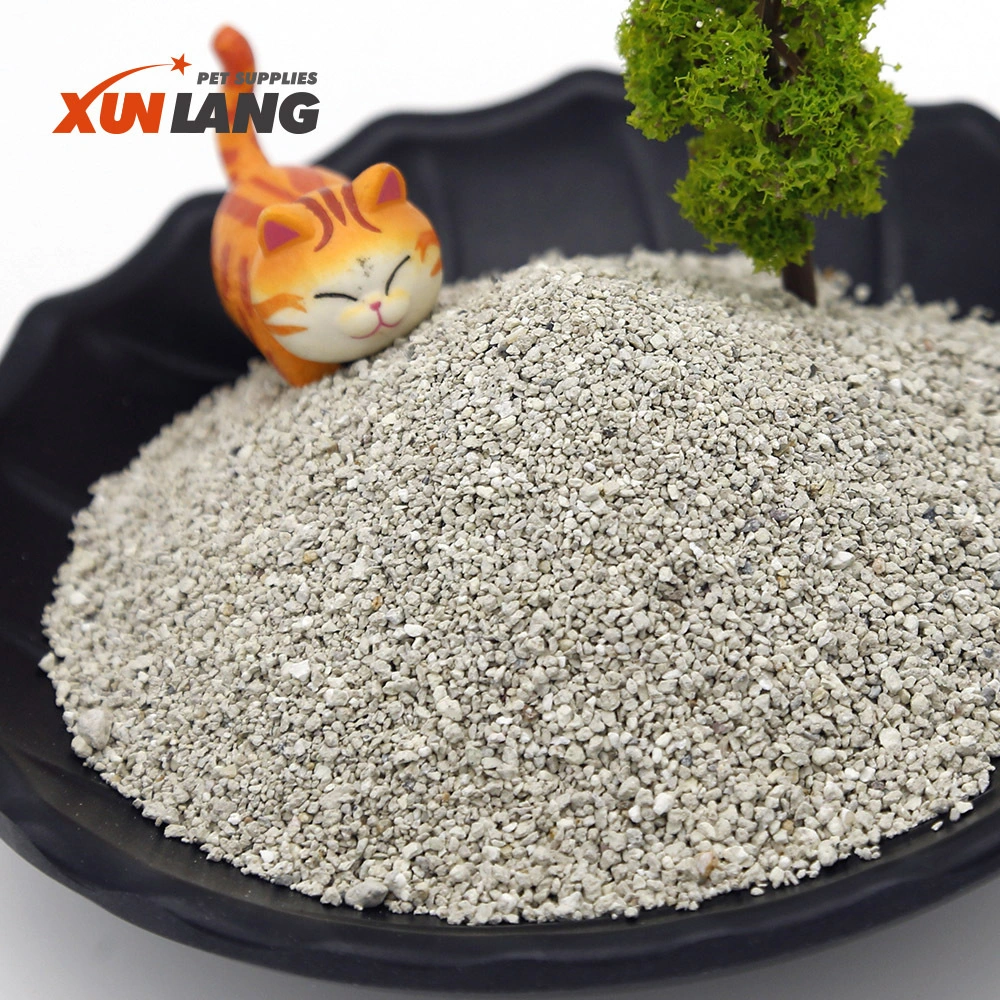Arena para gatos de bentonita agrietada de primera calidad, desodorante natural sin polvo, fuerte y aglomerante, con aroma XB-D1 1