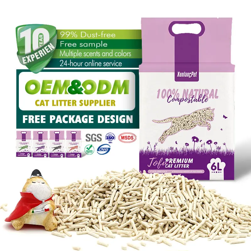 Tofu Clumping Cat Litter XT-a+ Yesmanufacturing 2