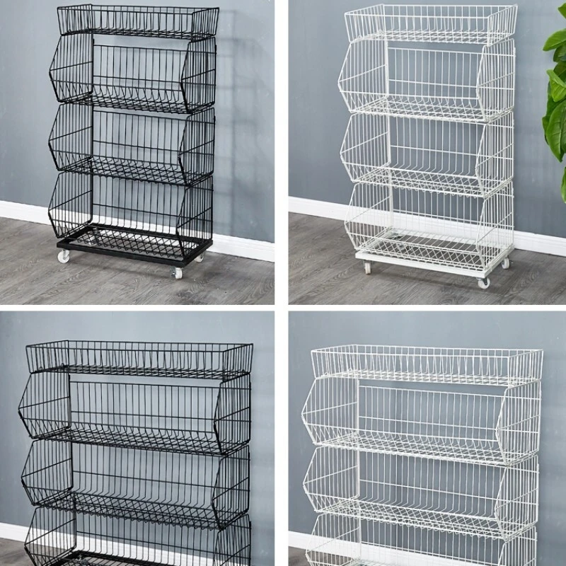 Metal Basket for Kitchen, Bathroom Countertop,Freezer Basket 1