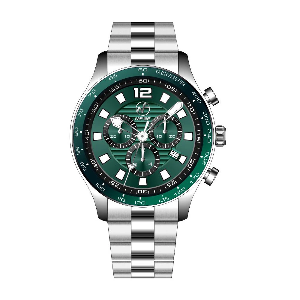 Quartz Chronograph Company for AviationStainless Steel Quartz Watch 2