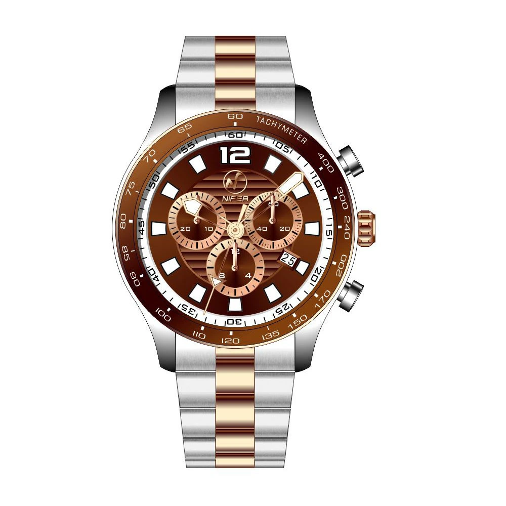 Quartz Chronograph Company for AviationStainless Steel Quartz Watch 4