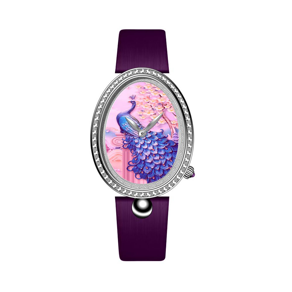 Nifer marca nova forma de lágrima retro temperamento moda personalizado diamante-incrustado high-end aço inoxidável senhoras relógio de quartzo 2