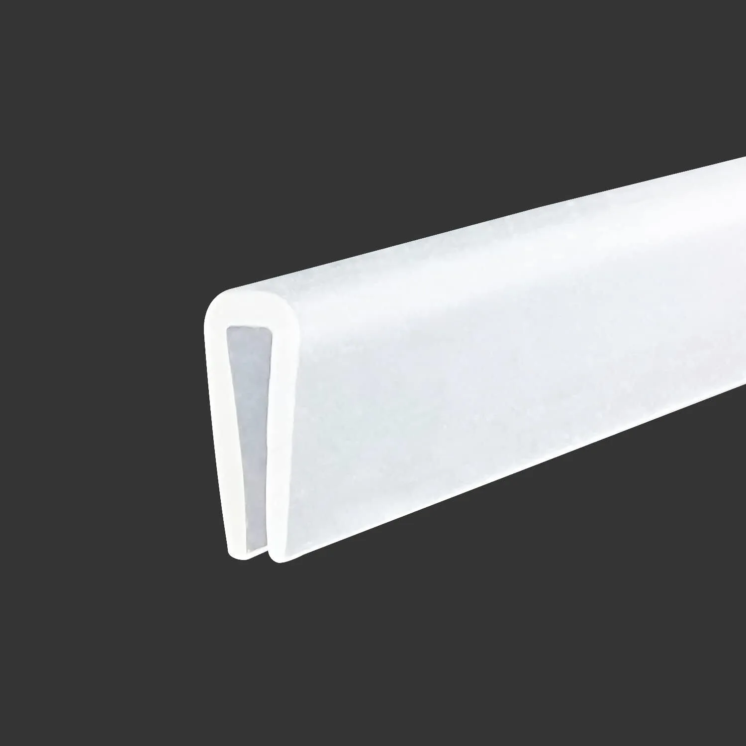 Protección de bordes de láminas de metal: tira de silicona en forma de U 1