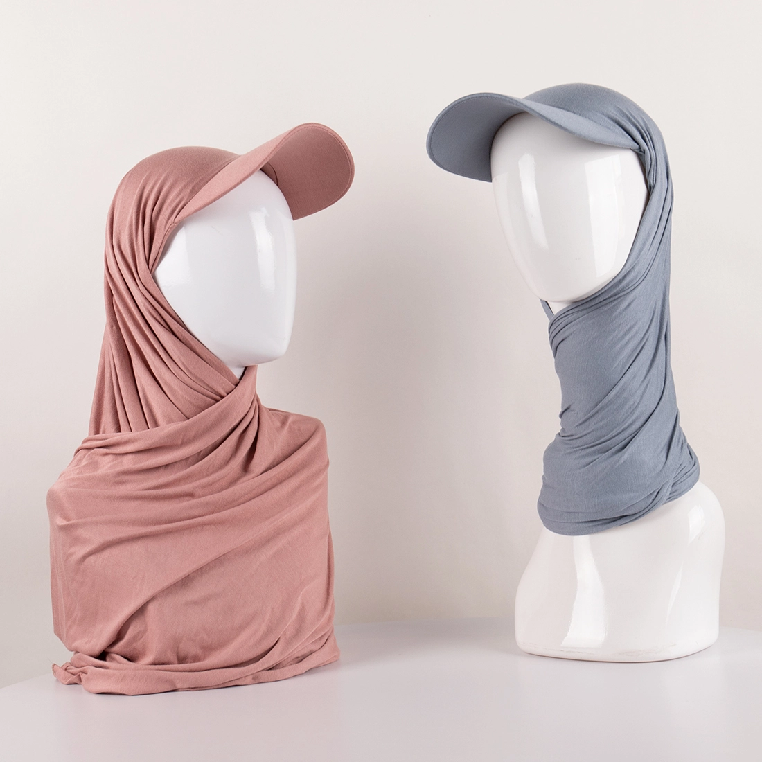 New Custom made baseball cap with hijab for Muslim Women Jersey Scarf With Baseball Cap 1