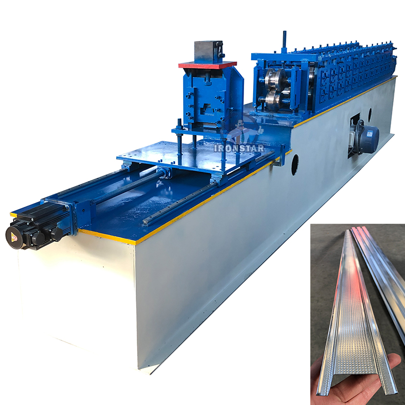 IRONSTAR 30-50 m/min fast speed Omega Furring Channel roll forming machine in Zambia 1