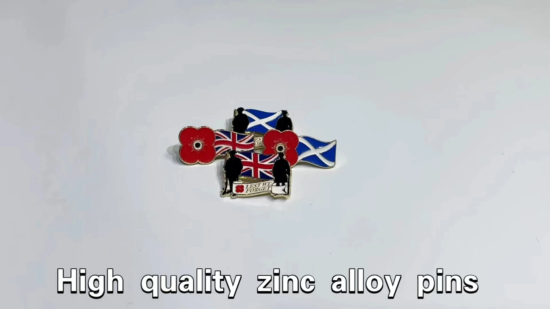 Badge en alliage de zinc, métal doux et dur, personnalisé, en vrac, drapeau national, épingle à revers, bon marché, à vendre 1