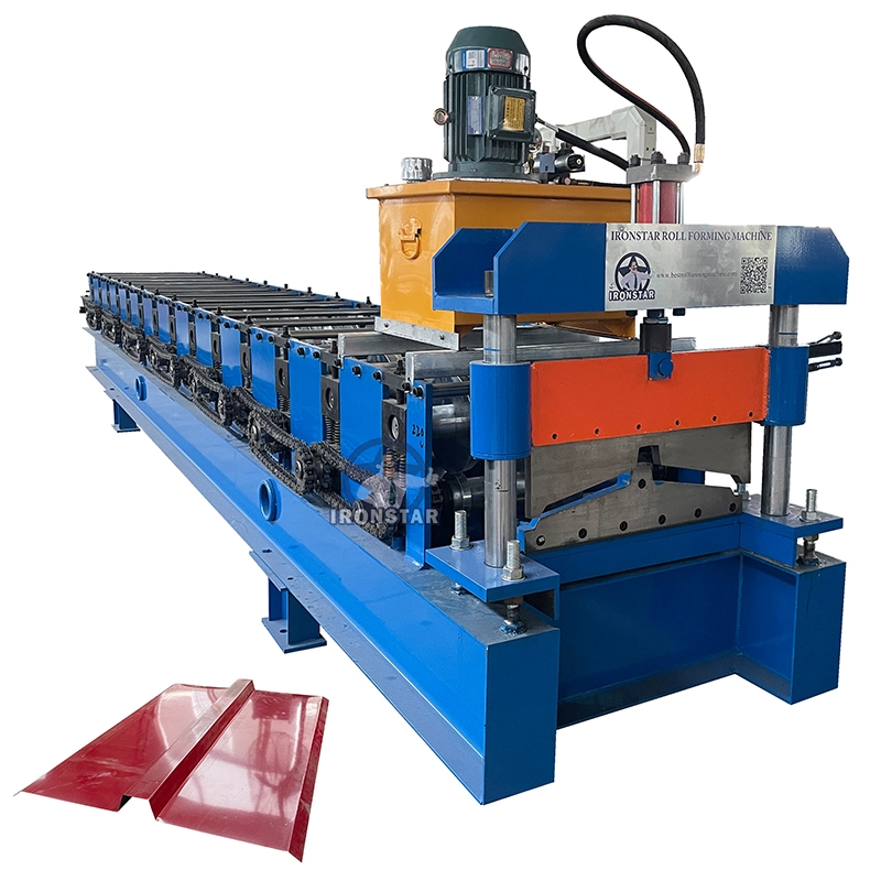 IRONSTAR  roof ridge cap roll forming machine in Guyana 1